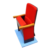 Chaise de salle de conférence pliable moderne JY-302 avec tablette d'écriture et siège rembourré pour salle de classe universitaire et salle de formation