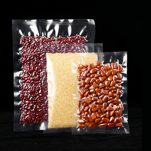 Saco a Vácuo Transparente Personalizado para Alimentos com 3 Lados e Fenda de Abertura Fácil, Embalagem Plástica Pequena para Armazenamento de Carne - Product Image 6