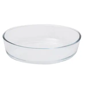 Круглая круглая форма Aeofa из боросиликатного стекла Для Выпечки Пиццы и торта, термостойкая стеклянная посуда для микроволновой печи