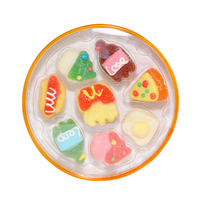 Bonbons gélifiés aux saveurs de fruits en gros, formes de dessins animés, certifiés Halal, bonbons mous avec vitamine C