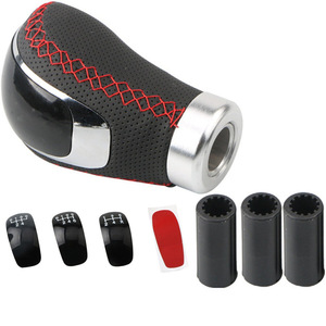 Car Gear <b>Shift</b> <b>Knob</b> 5-6 Speed PU Leather Universal Ergonomic Design - Product Image 4