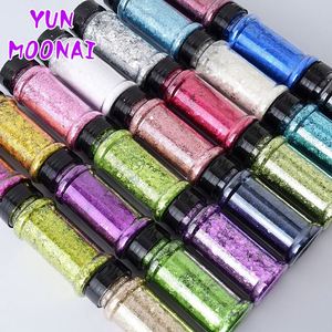 50G Bottle Holographic Hexagon Glitter - Laser Chunky Sequins <b>Powder</b> for Diy Nail Art, <b>Body</b>, Face, and Craft Decoration - Product Image 2