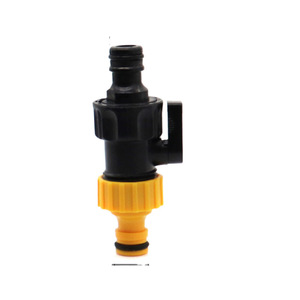 Connecteur de Tuyau Bidirectionnel en Plastique avec Vanne, Raccord Rapide pour Tuyau d'Eau 16 bars, Réparation de Conduites, Utilisation en Jardin - Product Image 3