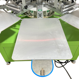 Tự Động 4 Màu 10 Trạm Màn Hình In Thiết Bị Với Flash Máy Sấy - Product Image 6