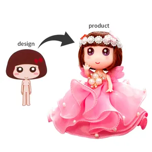 Factory Custom Dolls 16cm/20cm/30cm/BJD/60cm/80cm Vinyl Doll, Picture,or Sample, or Specify, Custom Doll and Clothes