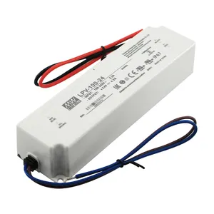 मतलब WellLPV-100-24 100w IP67 निविड़ अंधकार पृथक 24v एलईडी ड्राइवर