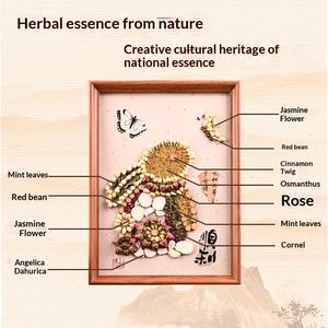 Materiales de collage para pintura aromática DIY con hierbas medicinales chinas para el Año Nuevo, Patrimonio Cultural Inmaterial, Salón de Año Nuevo - Product Image 4