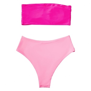 2023 New Floral Print High Cut <b>Push</b> <b>up</b> Quick Dry Two Piece <b>Bikini</b> Swimsuit for Women - Product Image 3