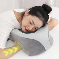Logo personnalisé en gros bureau et voyage cou oreiller confortable mémoire mousse Gig bureau dormir sieste oreiller avec fonction de mémoire