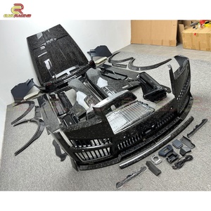 Kit carrosserie MSY Style en carbone forgé complet pour Rolls Royce Cullinan 2025 : Capot, Calandre, Pare-chocs, Jupes latérales, Élargisseurs d'ailes, Diffuseur - Product Image 2