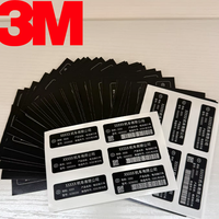 Étiquettes laser imprimables 3M7847 pour numéro VIN, rouleau de stock authentique, autocollants découpés à la forme en PET blanc brillant résistant aux hautes températures