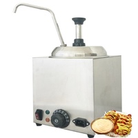 Distributeur de beurre et de chocolat carré en acier inoxydable, pompe à sauce électrique, machine à faire fondre le fromage