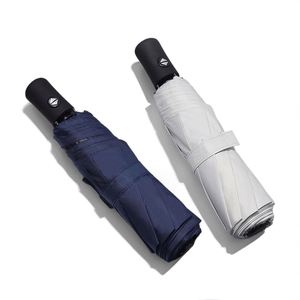 Hot Sale Full-Automatic 3 Folding Promotional Automatic Travel Wine Bottle <b>Umbrella</b> for Gift With Logo Printing - Product Image 4
