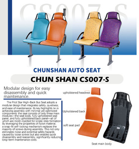 Sedili Morbidi Confortevoli per Autobus a Due Posti Sedile Classico PAGF per Autobus Turistici - Product Image 4