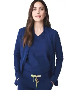 직접 판매 프리미엄 품질 스크럽 유니폼 세트 간호사 간호 스크럽 유니폼 탑