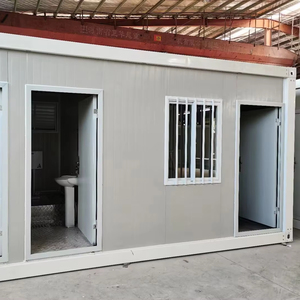 Unité <span class=keywords><strong>de</strong></span> toilettes mobiles préfabriquées certifiées CE - Installation sanitaire extérieure portable avec salle <span class=keywords><strong>de</strong></span> bain, durable, installation facile - Product Image 2
