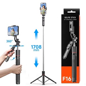 ขายส่ง ไม้เซลฟี่แบบขาตั้งกล้อง ยาว 67 นิ้ว รุ่น F16 พร้อมช่องเสียบ 1/4 สำหรับกล้อง DJI OSMO INSTA360 - Product Image 1