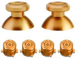 Vỏ Bọc Ngón Tay Cái Kim Loại Tương Tự 8 Màu Cho Bộ Điều Khiển PS <span class=keywords><strong>4</strong></span> Thanh Ngón Tay Cái Bằng Nhôm 9Mm <span class=keywords><strong>Mod</strong></span> Nút Đạn Cho <span class=keywords><strong>PS4</strong></span> - Product Image 4