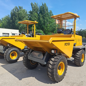 Schnelle Lieferung: Gelenkiger 3-Tonnen-Radlader <span class=keywords><strong>FCY30</strong></span> Mini-Muldenkipper 4x4 Diesel Mini-LKW Hydraulischer Kipper Baustellenkipper - Product Image 2
