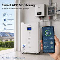 Batería LiFePO4 de Alta Eficiencia Solard Industrial, Apilable, con Carcasa Reforzada, 51V 200Ah 10kWh, con 8000 Ciclos