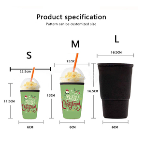 Manchon de tasse à café en néoprène personnalisé réutilisable pour l'isolation Porte-tasse à boissons froides 16oz 22oz 32oz avec logo - Product Image 2