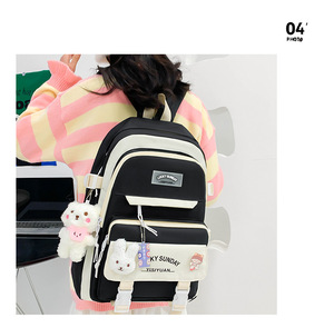 2025 Bags Kids <strong>Backpack</strong> Children'S for Girls Teens High Quality Bag Set <strong>Black</strong> <strong>Backpack</strong> for <strong>School</strong> Girls 13 - Product Image 6