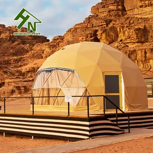 Tốt gió tải UV kháng khách sạn sang trọng Lều tuyết Lều Sa mạc cắm trại Safari trắc địa nhà mái vòm lều