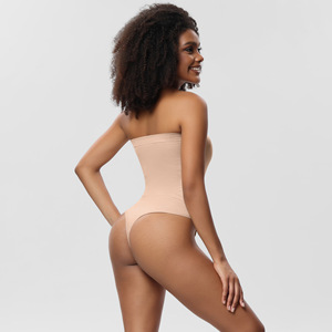 Women's <strong>Body</strong> Shaping Bodysuit <strong>Strapless</strong> Corset Shapewear Bodysuit - Product Image 3