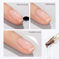 Venalisa Gel de Construction Rapide Nouvelle Génération 6 Couleurs Nude 7,5ml Gel UV Transparent Effet Couleur Vernis Gel 73061