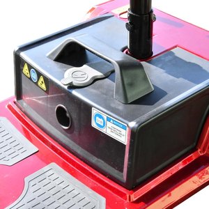 RACCEWAY SPLIT Carro de Cuatro Ruedas Rojo, Accesorio para Scooter para Discapacitados, Capacidad de Carga de 120 kg, Batería Extraíble, 250 W, 6 km/h, Eld - Product Image 6
