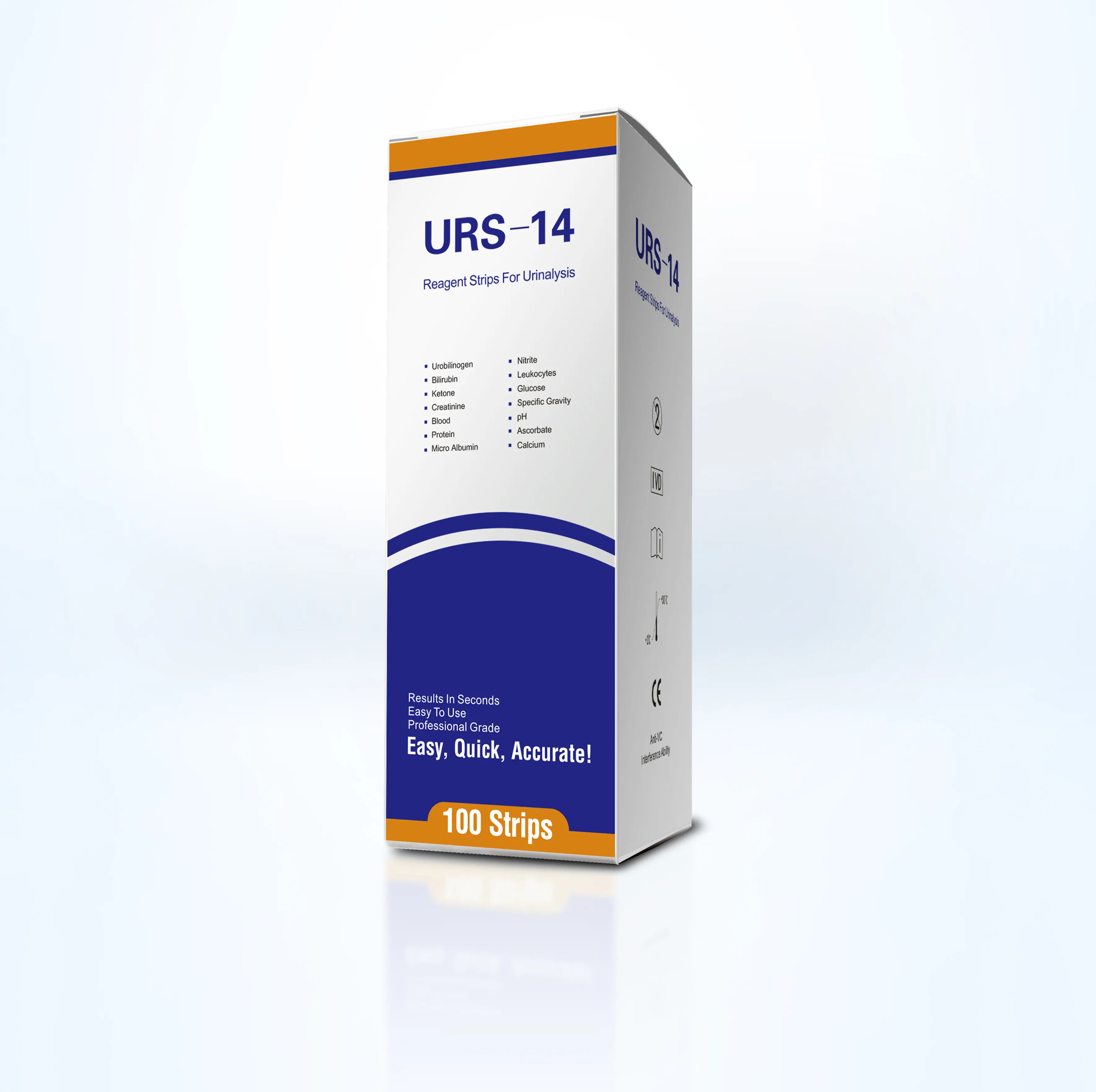 Zuid-afrika Urine Strips 14 Parameter Voor Urine Analyzer Urinalysis Reagens Strips