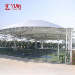 Structure de toit de court de tennis en membrane architecturale tendue en PVDF avec structure en acier - Product Image 5