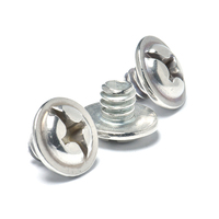 Vis de machine en acier inoxydable SS M2, M2.5, M3, M4, M5, M6, M8, et vis de machine à tête cylindrique fendue et cruciforme en acier au carbone