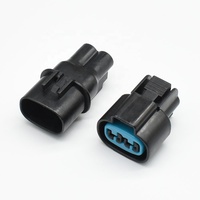 Connecteur de câblage automatique à 2 broches série 4.8 pour voiture, fil électrique étanche, prise mâle, câble d'assemblage AC, prise femelle, adaptateur scellé.