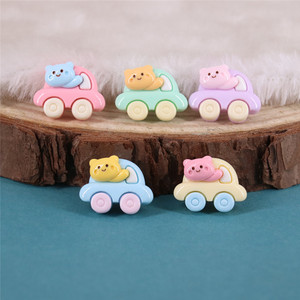 Pánico comprando gatito coche brillante cara pintura accesorios resina caso teléfono resina 3D resina <span class=keywords><strong>para</strong></span> Decoración - Product Image 1
