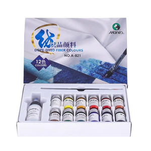 Maries 3D tela de impresión <span class=keywords><strong>pintura</strong></span> textil 10ml DIY <span class=keywords><strong>ropa</strong></span> tinte no se decolora impermeable 12/18/24/36 <span class=keywords><strong>colores</strong></span> conjunto arte pinturas <span class=keywords><strong>para</strong></span> creativo - Product Image 1