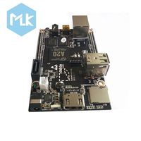 Tablette PC portable Linux MLK 1 Go DDR3 8 Go eMMC MP2 GPU OpenGL 2.0 Cubieboard Allwinner Dual Core Board A20