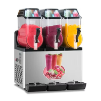 Machine à slush et daiquiri HELAXEN en acier inoxydable 220V, machine à margarita glacée, machine à slushie