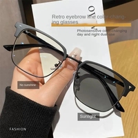 Gafas de Computadora Unisex con Marco Cuadrado Fotocromático KM 91, Anti Luz Azul, Monturas Ópticas de Alta Calidad al por Mayor, Duraderas para Todo Tipo de Rostro