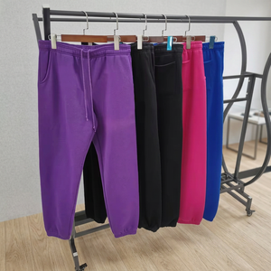 Pantalon de survêtement homme décontracté style hip-hop, streetwear de luxe personnalisé, 100% coton épais, impression en relief, devant plissé, taille mi-haute, écologique - Product Image 3
