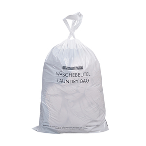 Sacchetto della biancheria usa e getta in plastica a buon mercato all'ingrosso per il lavaggio a secco dell'hotel - Product Image 1
