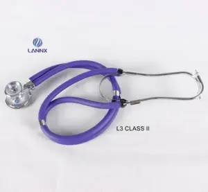 LANNX L3 CLASS II New Type Dual Head Sprague Rappaport Stethoscope dual tubes different colors Medical Household Stethoscopes