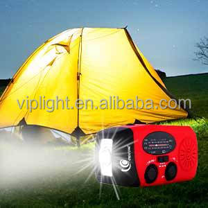 วิทยุพ<span class=keywords><strong>ย</strong></span>ากรณ์อากาศ FM/AM/NOAA วิทยุฉุกเฉินพลังงานแสงอาทิตย์แบบหมุนมือ ไฟฉา<span class=keywords><strong>ย</strong></span> LED แบตสำรอง ชาร์จโทรศัพท์มือถือ วัสดุพลาสติก - Product Image 3