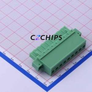 KF2EDGKBM-5.0-9P Plug-in Terminal Block P=5mm Connector Plug Screw Fixing 1x9P 5mm - Product Image 2