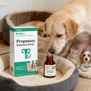 Pevet Pré-accouchements Gouttes de Fertilisation Complément Nutritionnel pour Chiens et Chats - Développement Fœtal Complexe B Herbal Acide Folique Soin Complet - Product Image 4