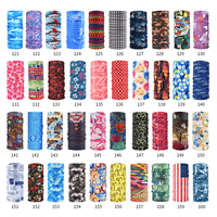 Penutup Leher/Syal Bandana Tabung Polyester Anti Angin, Anti UV, Bernapas, Logo Kustom untuk Olahraga Luar Ruangan, Pria Wanita