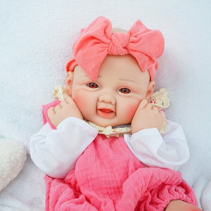 Real suave puro silicona dulce niña recién nacida muñeca bebé Reborn silicona sólida para compañía diaria - Product Image 2