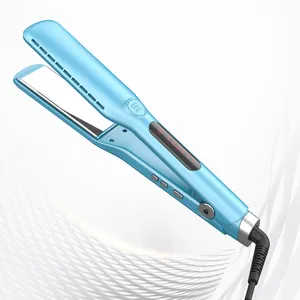 SMET Planchas para cabello Ceramic 500 degree Flat Iron Professional Salon Portable nano titanium wet to dry hair straightener