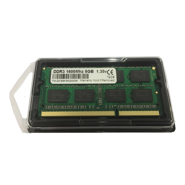 Original Chips PC12800 1600mhz Memoria Ram Ddr3L 8gb Laptop for 1.35v