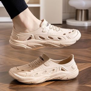 Sandales et Claquettes d'Été en PVC pour Hommes, Modèle Designer, Vente en Gros, Chaussures de Jardin à Semelle Épaisse pour Hommes - Product Image 2